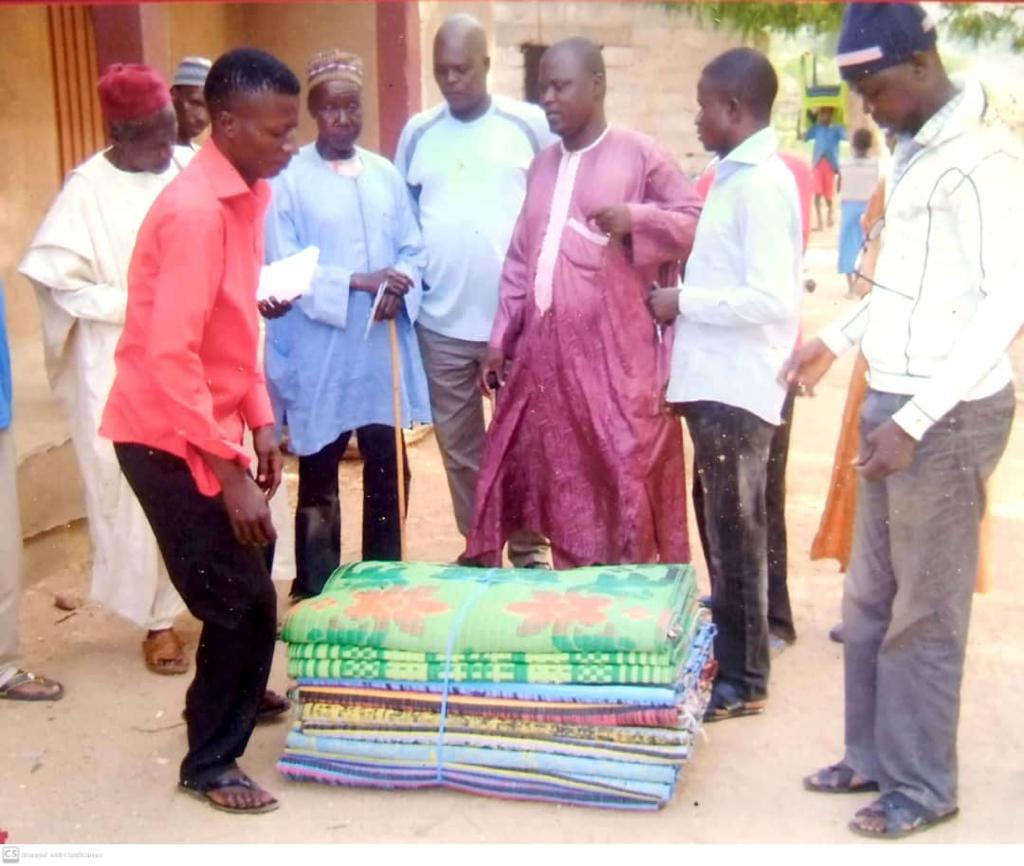 Bedding & supplies handover