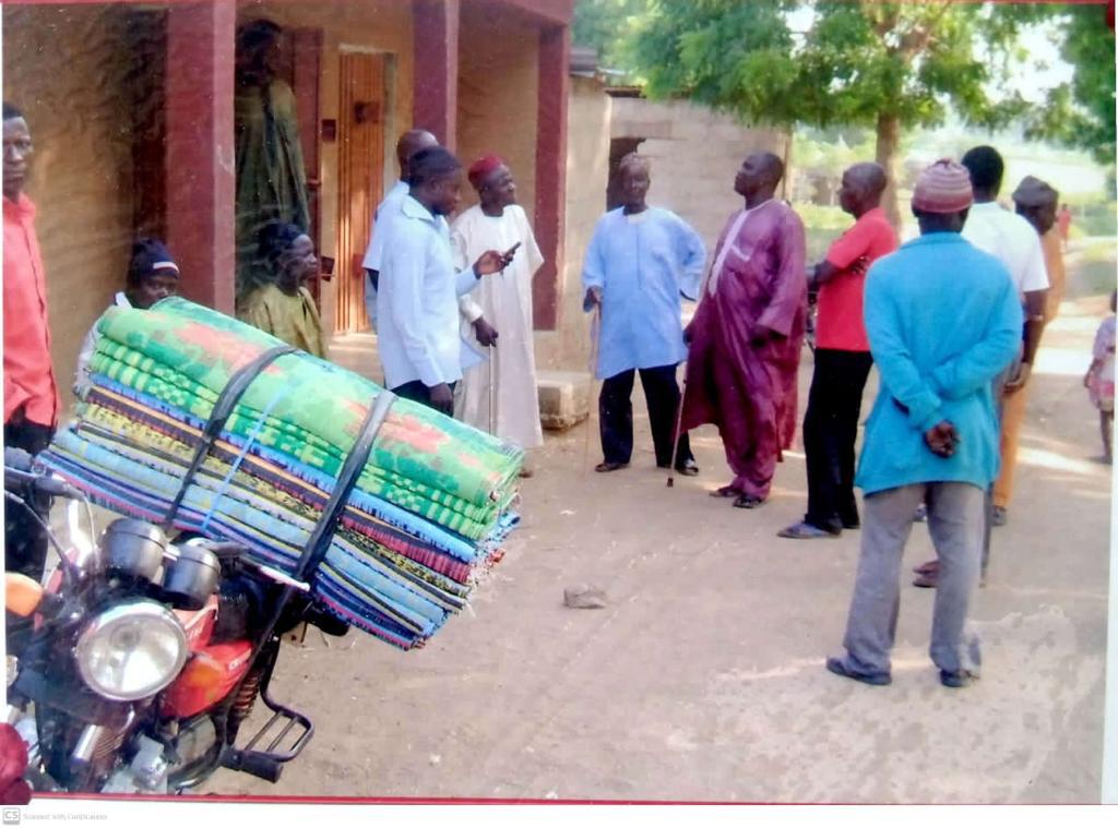 Blankets and supplies distributed to families